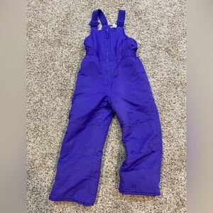 Falls Creek Kids Bright Purple Snow Overalls